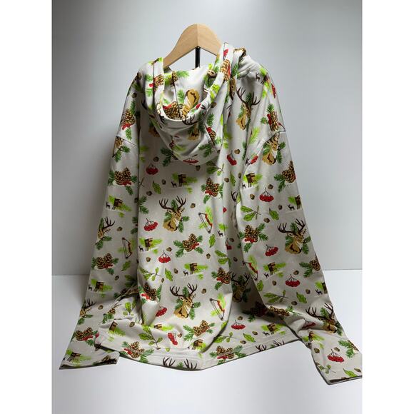 Magellan Outdoors Holiday Christmas Hoodie XL Pullover Kangaroo Pocket Lined - Picture 3 of 11